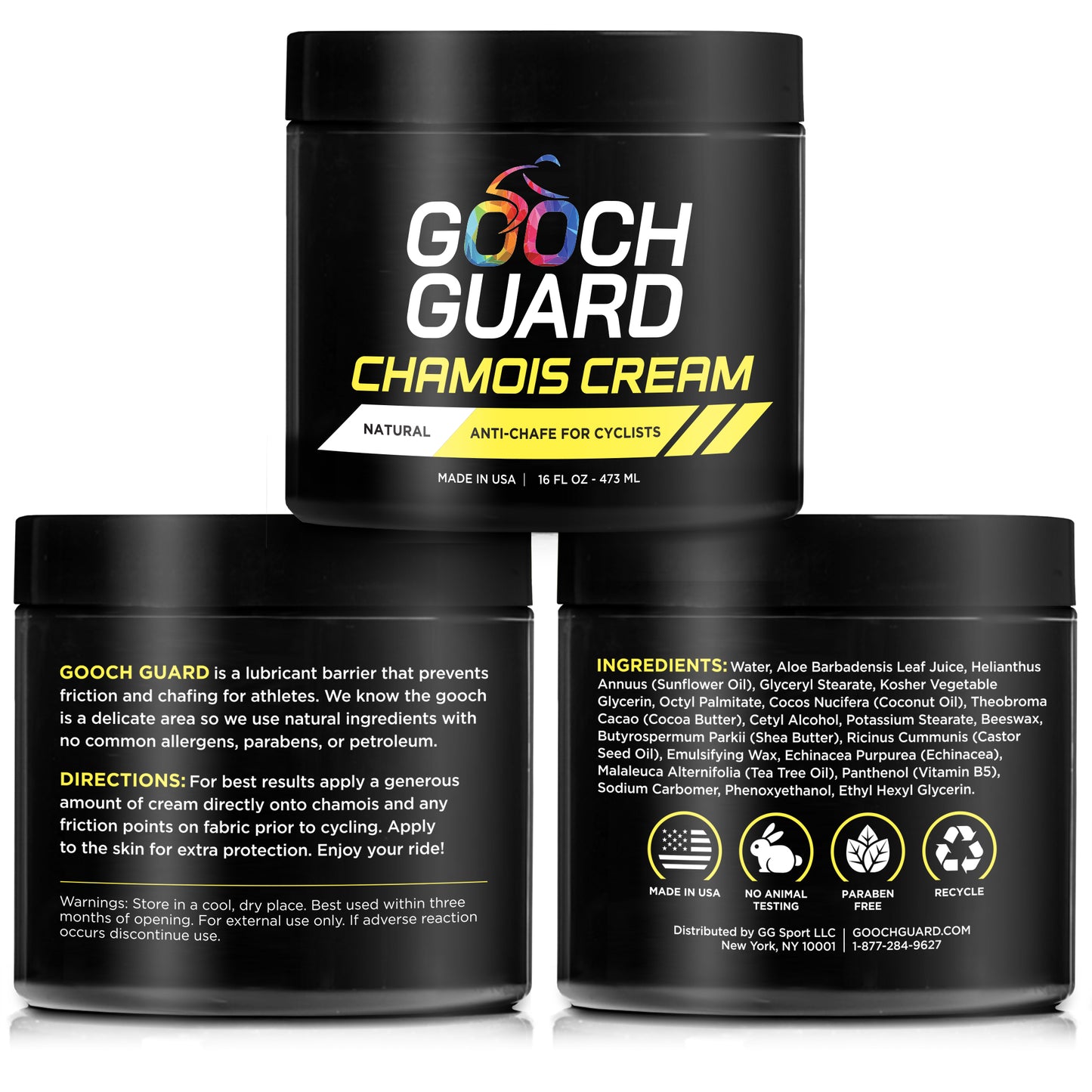 Chamois Cream & Anti-Chafe Cream (16 oz)