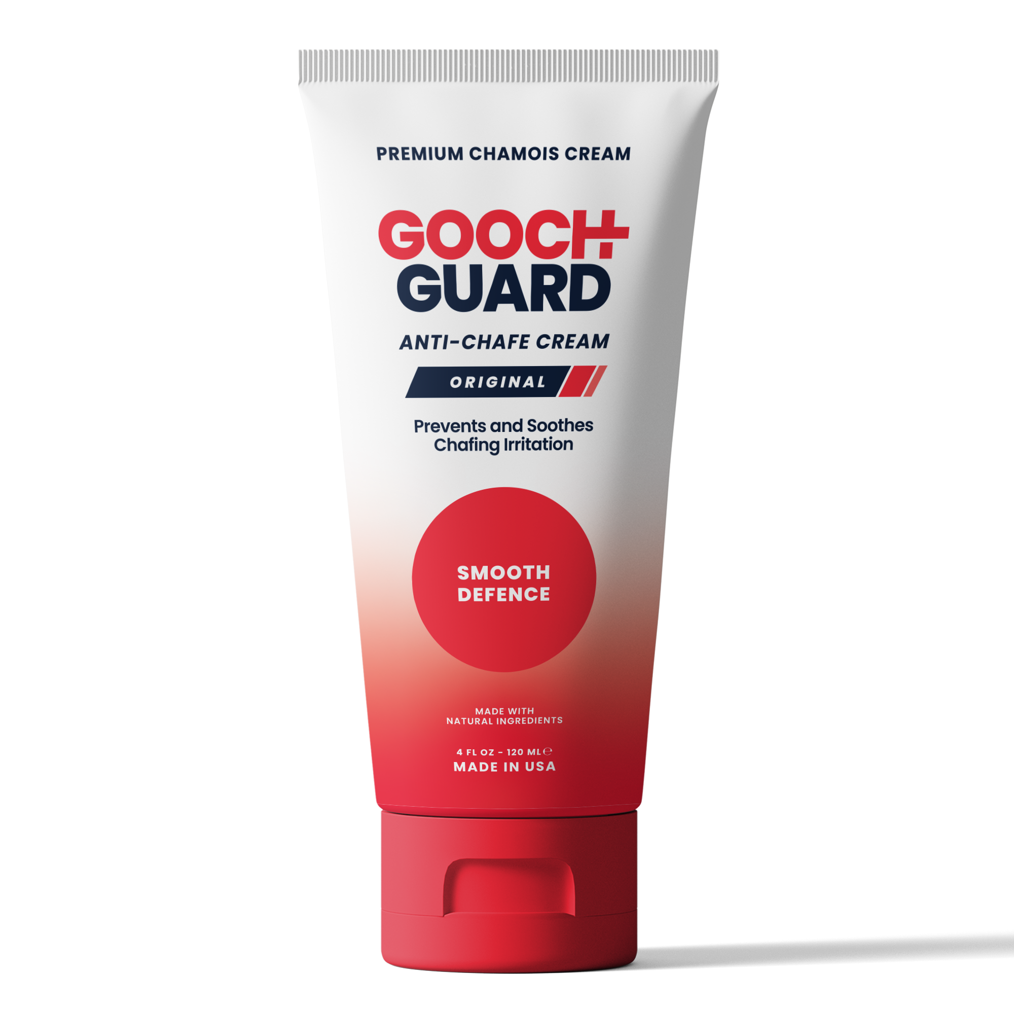 Gooch Guard anti-chafe cream tube, pro-grade chamois cream for cyclists
