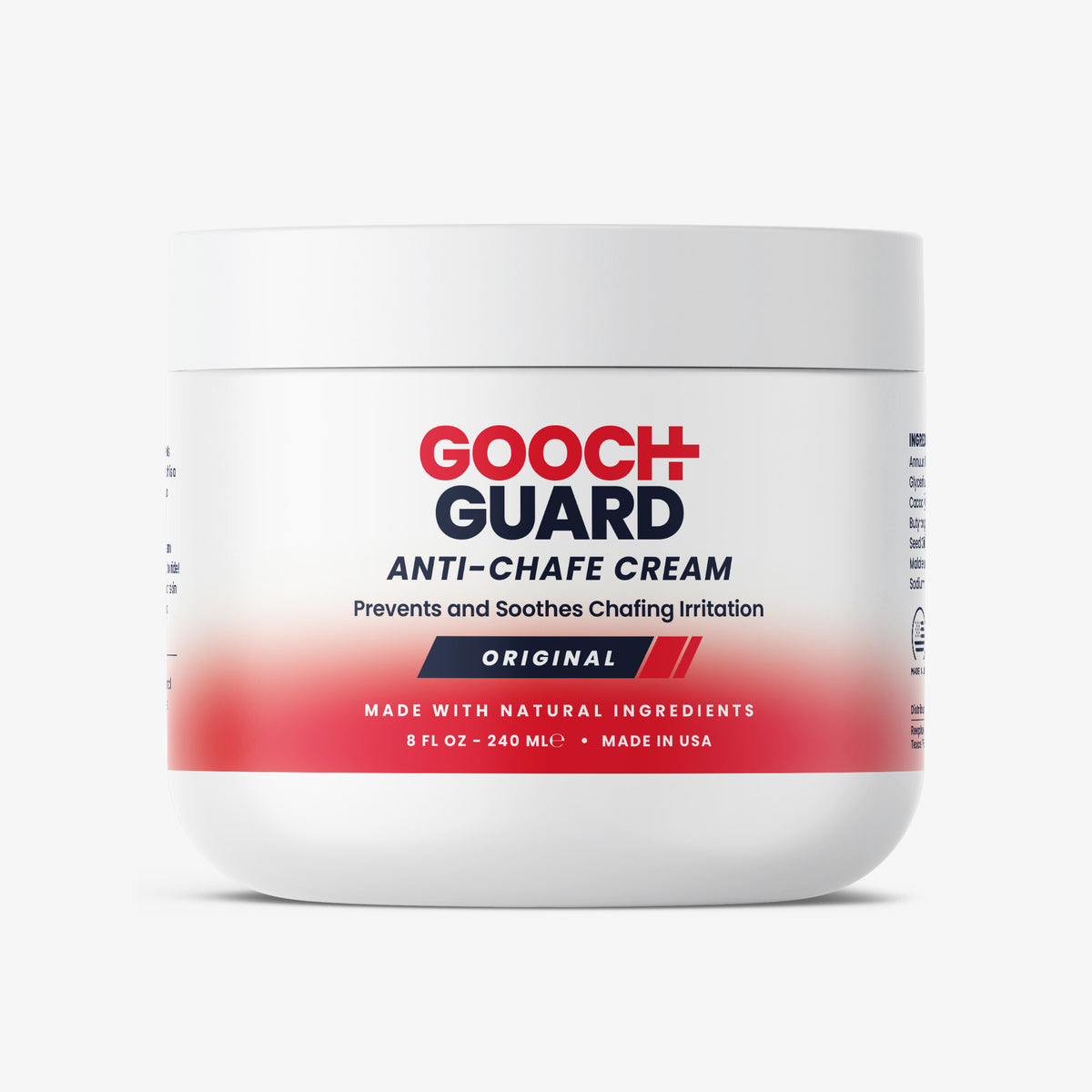 Gooch Guard Anti-Chafe Cream - 4oz Jar